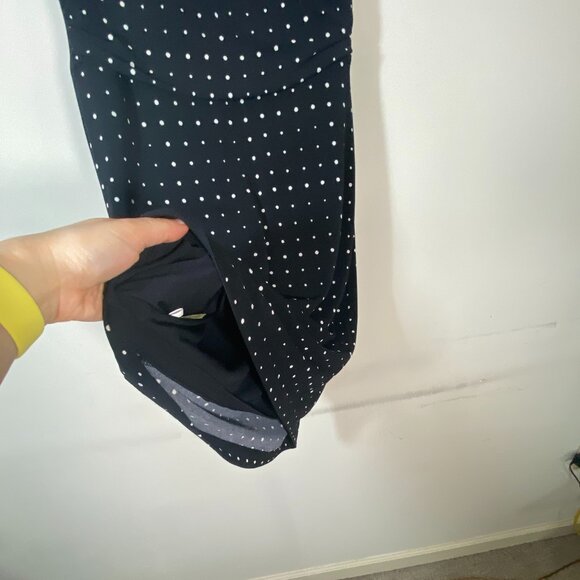 Nice Anne Taylor Dress - Black with White Polka Dots - S PETITE - Picture 4 of 8